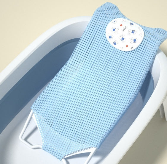 Baby Bathtub Non-slip Bath Mat Sponge for Safe Bathing - Multiple Colors