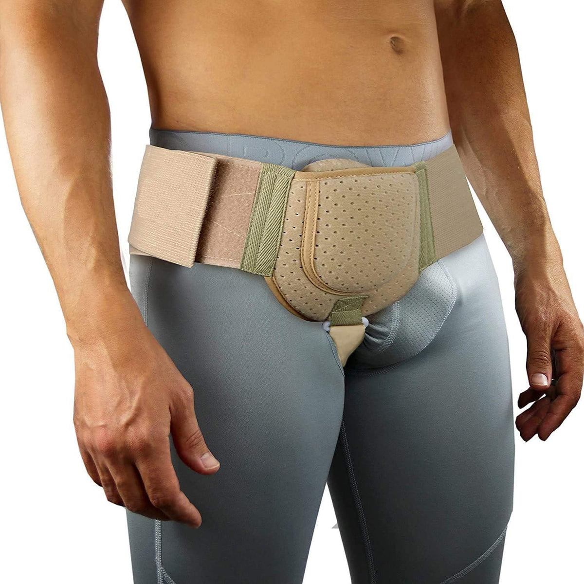 Adjustable Hernia Support Belt for Groin Relief - Breathable Neoprene
