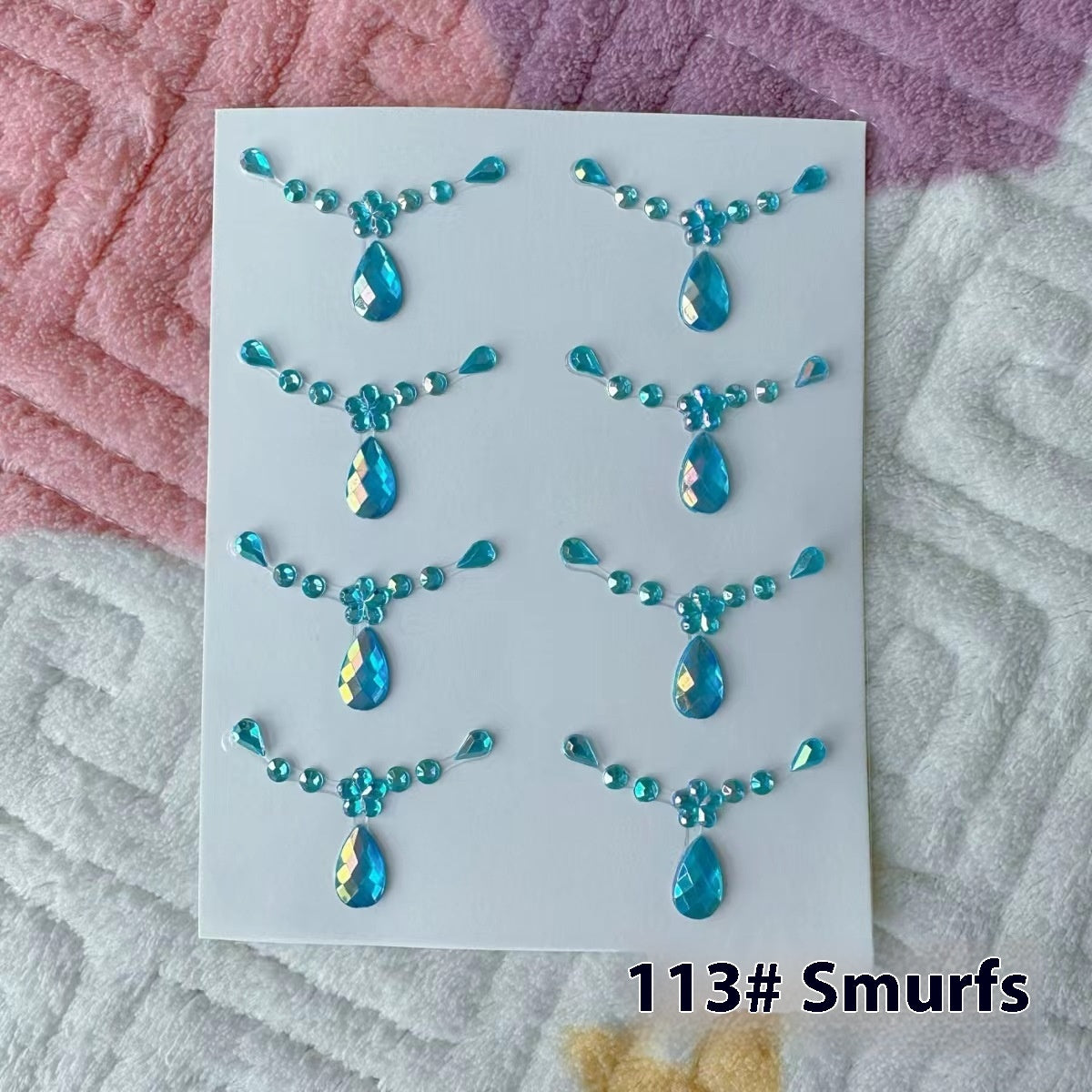 Pearl and Crystal Nail Art Stickers Set for DIY Manicure and Decor