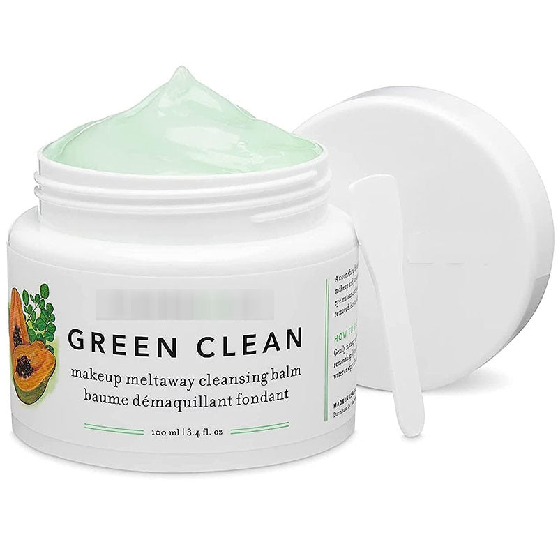 Green Cleansing Cream for All Skin Types - 100ml Facial Cleanser
