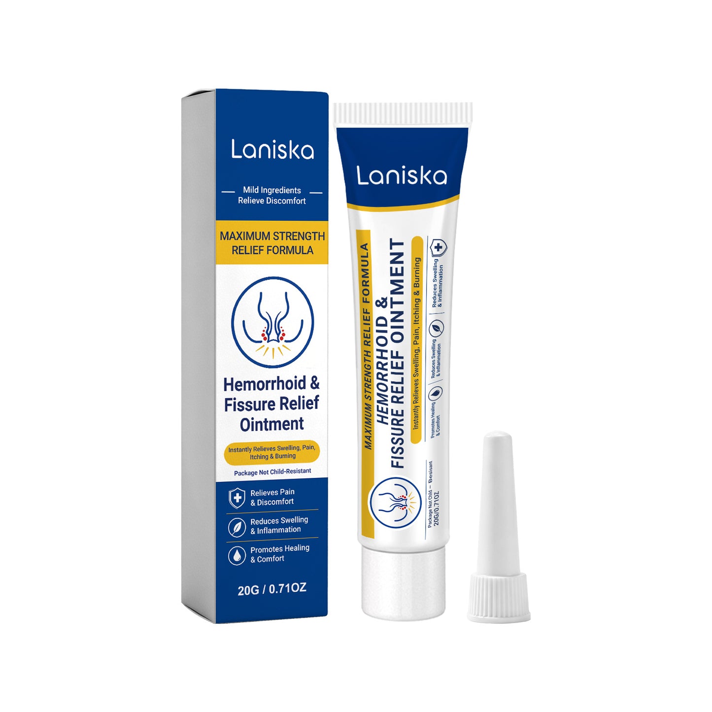 Perianal Care Cream 20G with Aloe Vera & Allantoin for Sensitive Skin