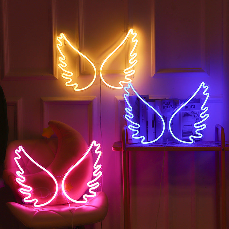 LED Neon Backboard Lamp Decorative Lighting for Room & Party