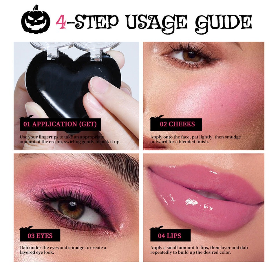 Black Warming Rouge Blusher - Universal Shade, 4g - Halloween Makeup