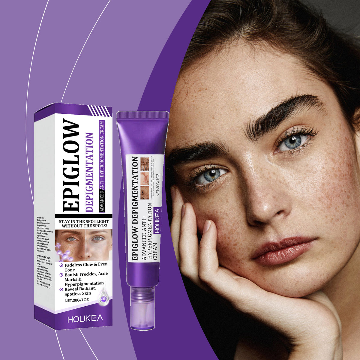 Retinol Brightening Face Cream - 30g Moisturizer for Skin Tone Improvement