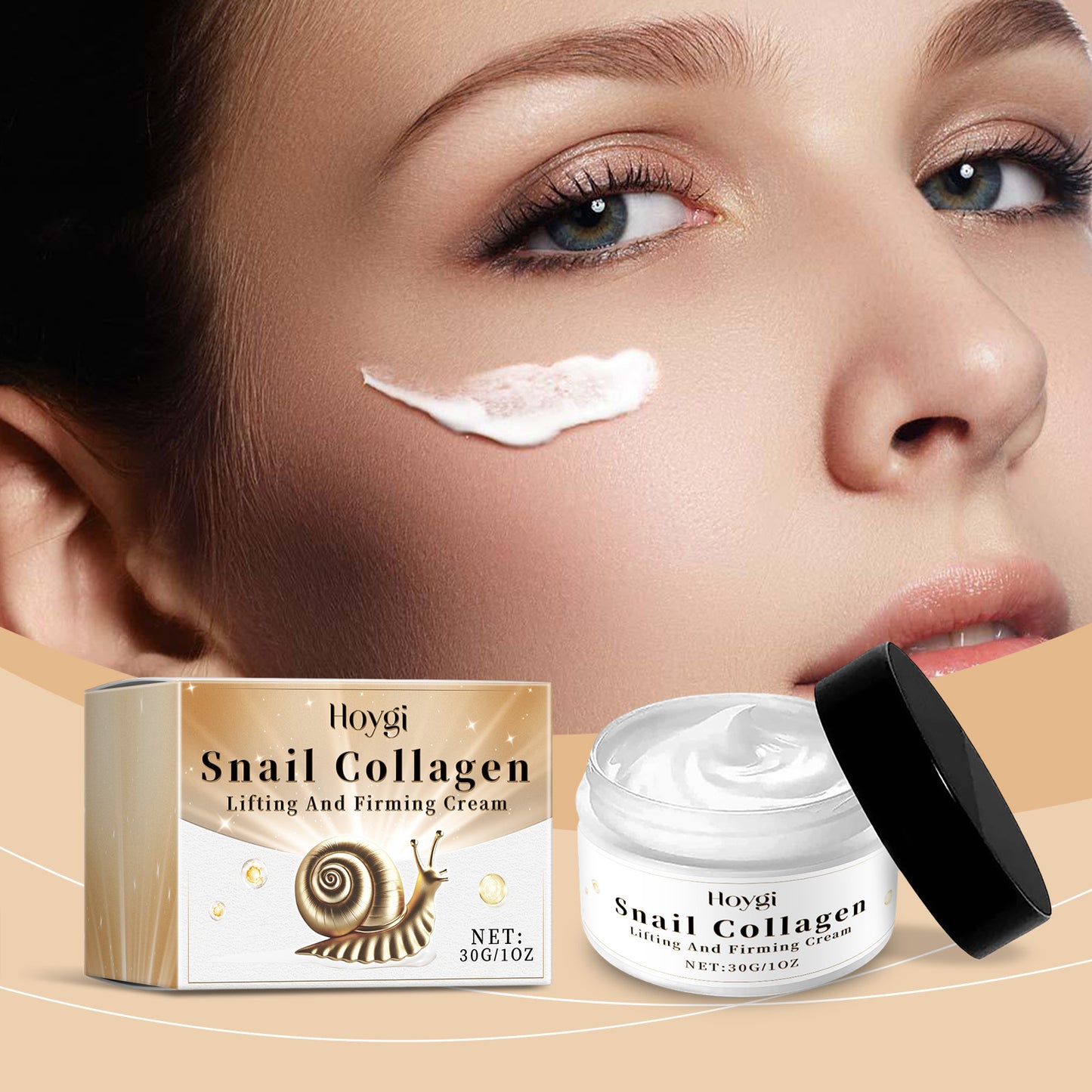 Snail Collagen Firming Cream - Moisturizing & Brightening Facial Care
