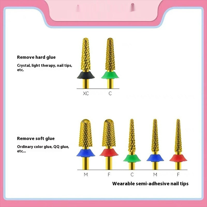 Tungsten Steel Nail Polishing Head