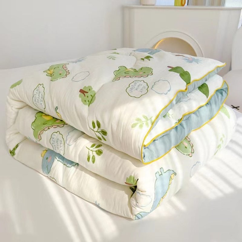Double Layer Soybean Quilt for All Seasons - Multiple Sizes & Patterns