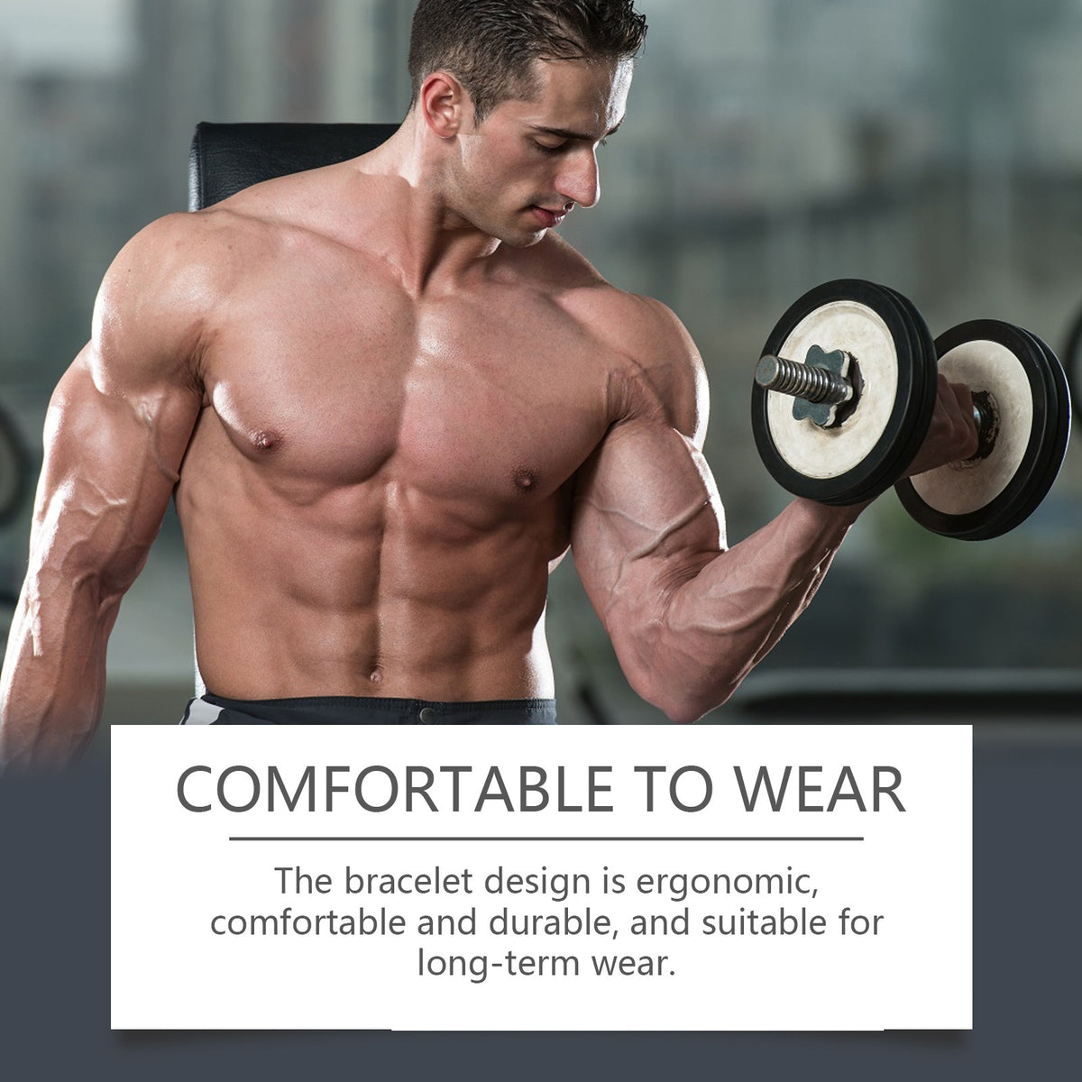 Men's Silicone Body Care Wristband