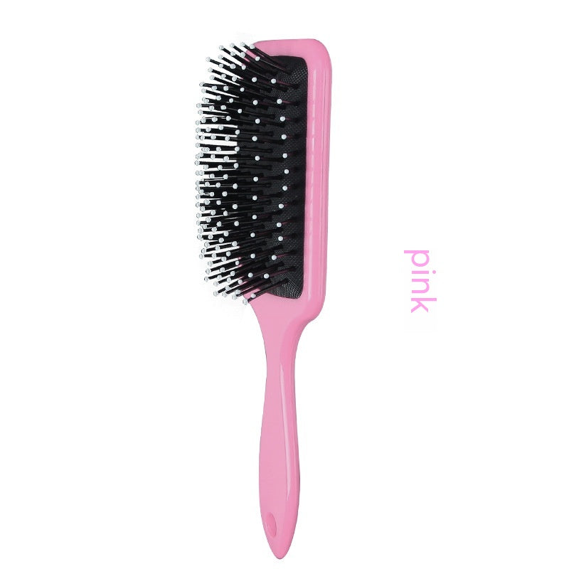 Solid Color Airbag Massage Anti-Knot Hair Comb - Hair Care Tool with Gentle Massage