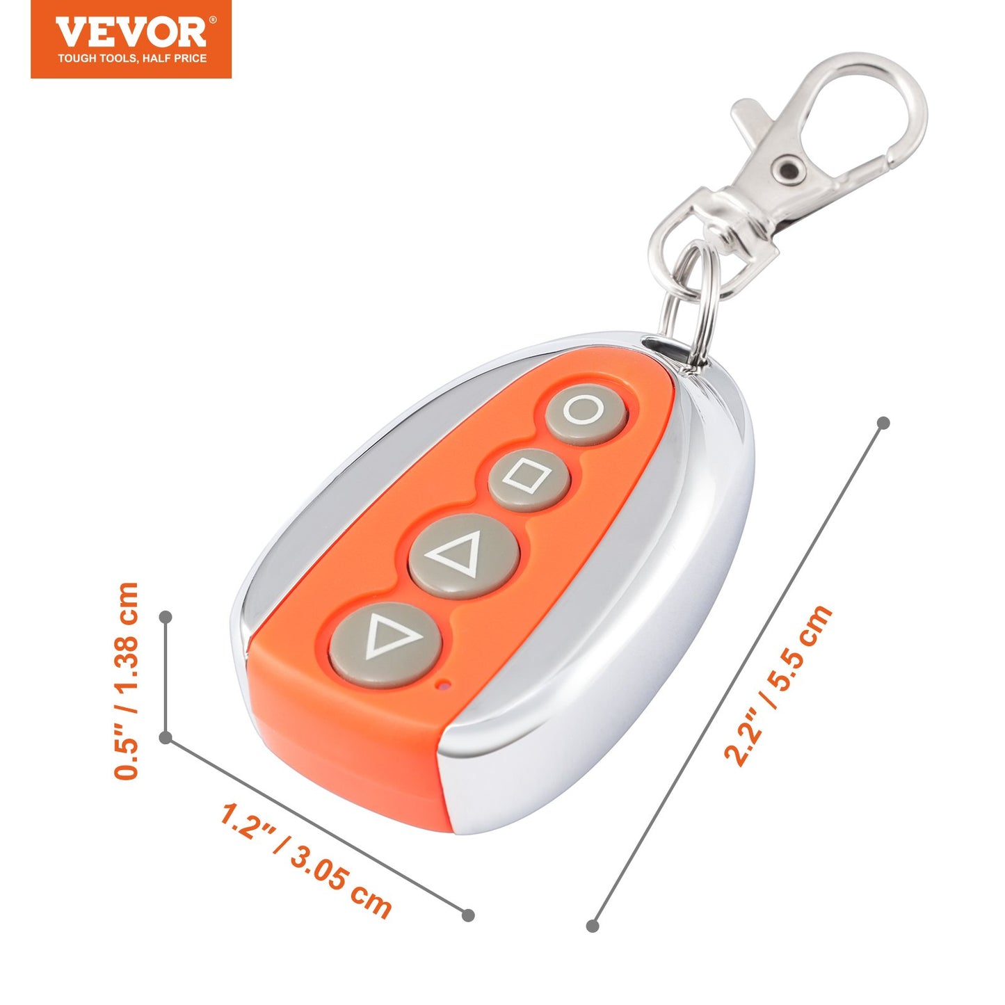 Wireless Garage Gate Remote Control 131 Ft Range 4-Button Electric Opener