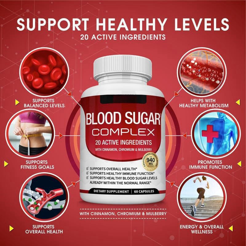 Blood Glucose Support Complex Capsules