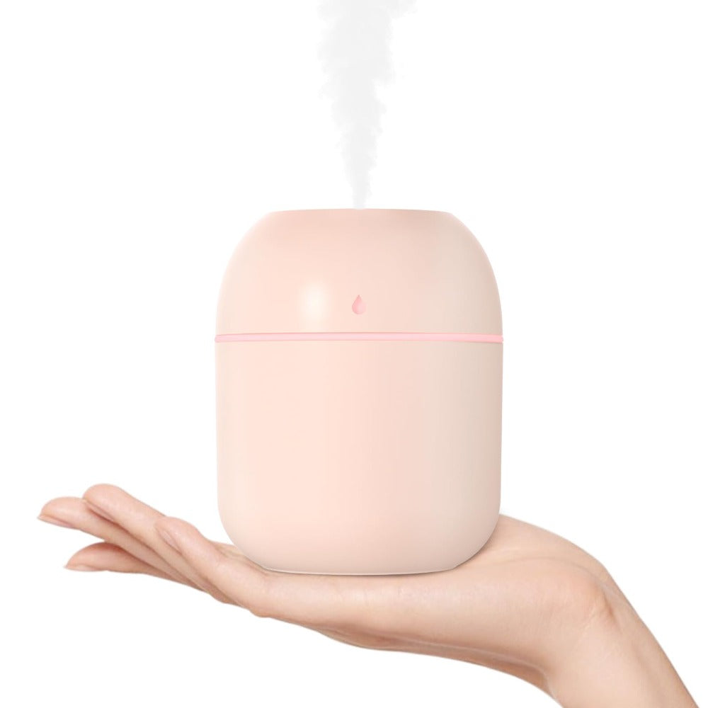 Portable Mini Humidifier 220ml Small Cool Mist USB Desktop for Bedroom Travel Office