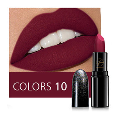 Matte Long-Lasting Lipstick with Moisturizing Formula - Multiple Styles
