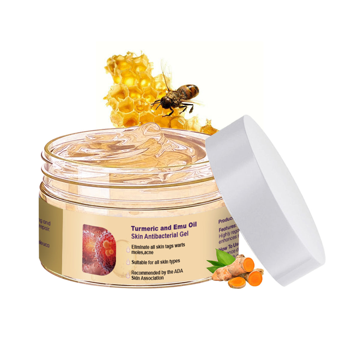 Turmeric Neck & Body Cream - Soothing Hydrating Skin Care 50g