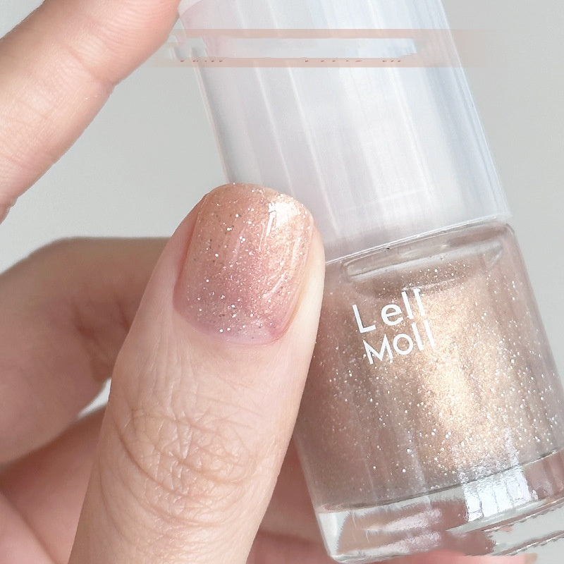Water-Based Tearable Nail Polish - Quick-Drying & Odor-Free Formula