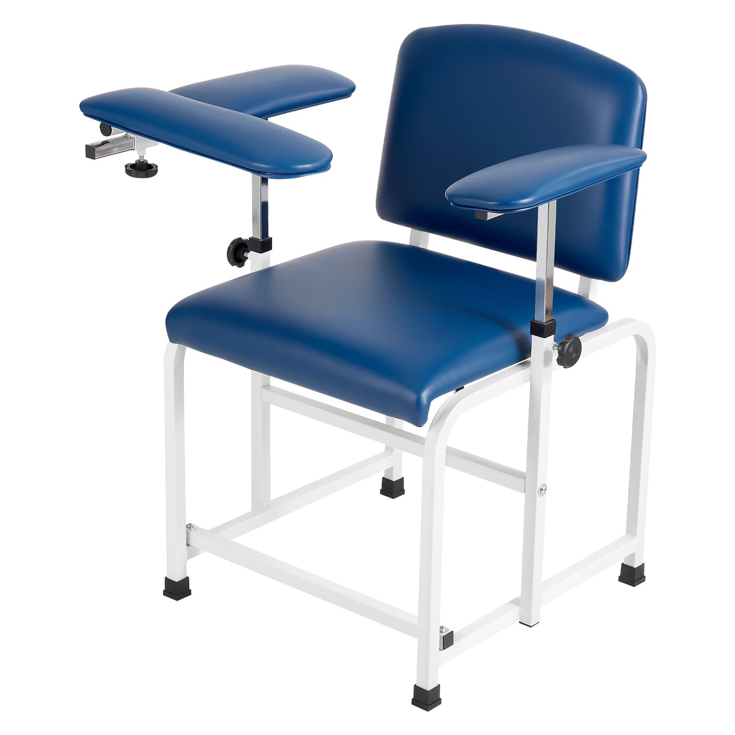 Blood Draw Examination Chair 500LBS Capacity Medical Blood Collection Chair with Adjustable Armrests