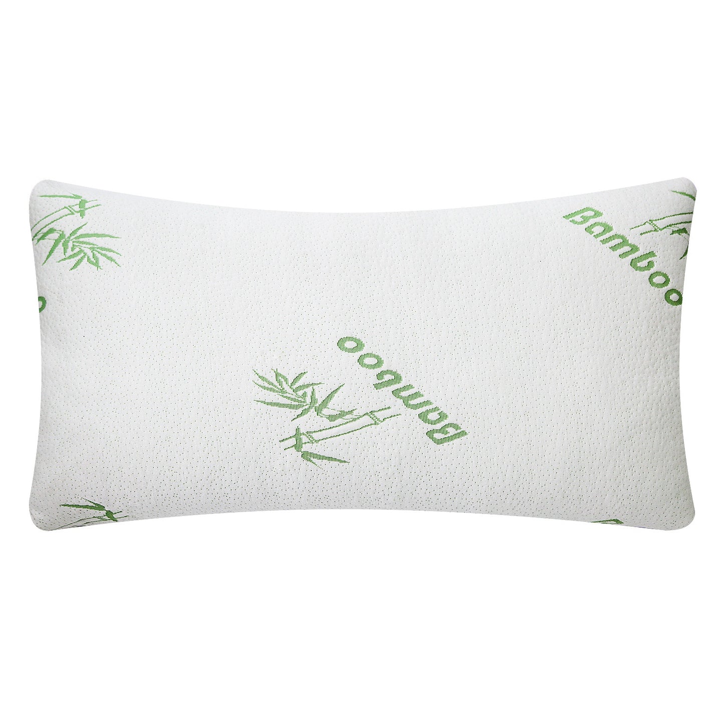 Bamboo Memory Foam Pillow - Hypoallergenic & Washable Cover