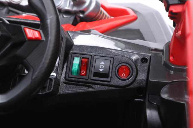 24V 400W Kids Ride On Car with Remote Control & Bluetooth - Red