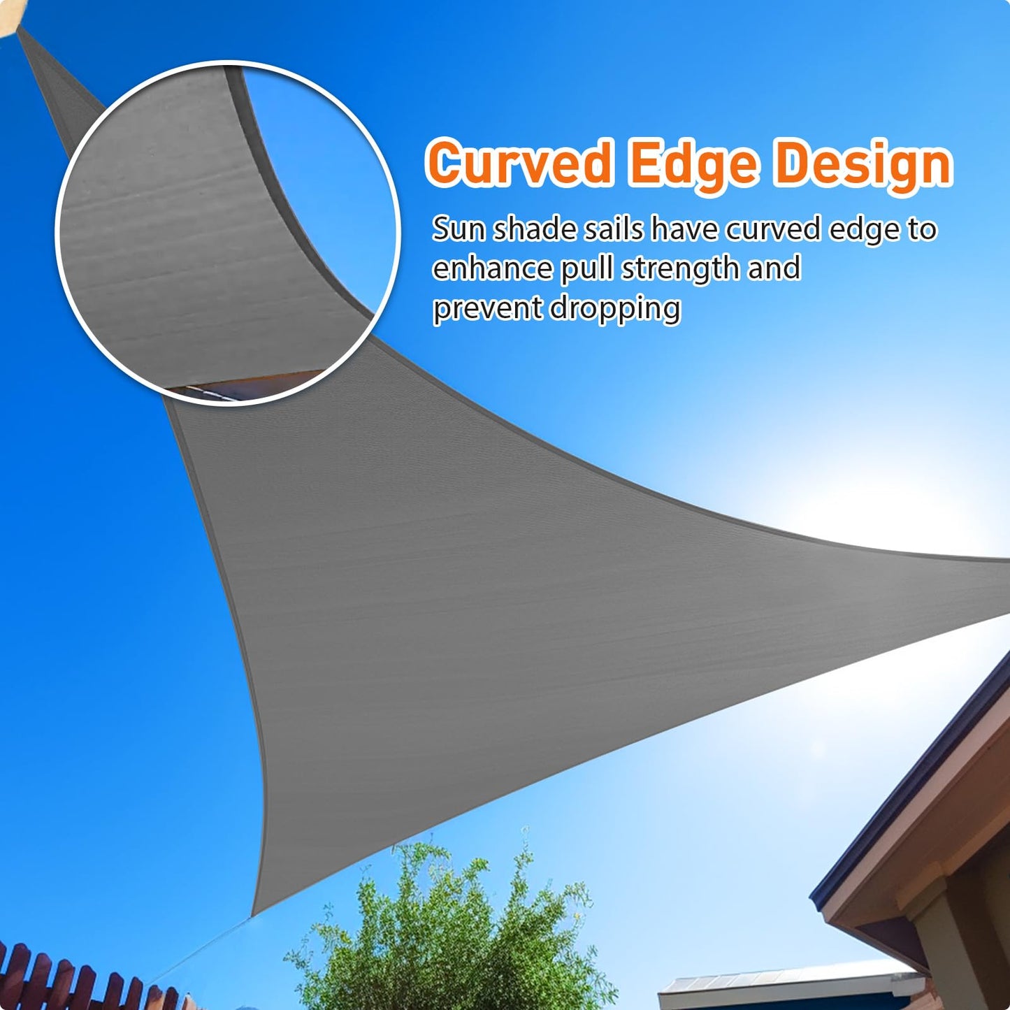 12x12ft Garden Sunshade Sail UV Block Waterproof Shade Cloth with Multiple Colors