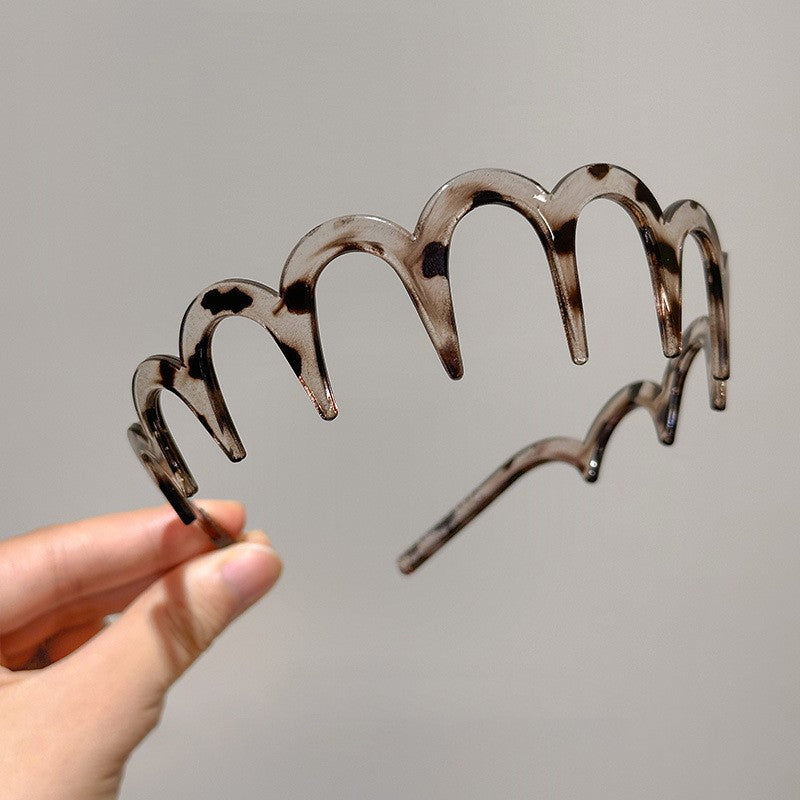 Drop-Resistant Toothed U-Shaped Hair Headband for Hair & Beauty