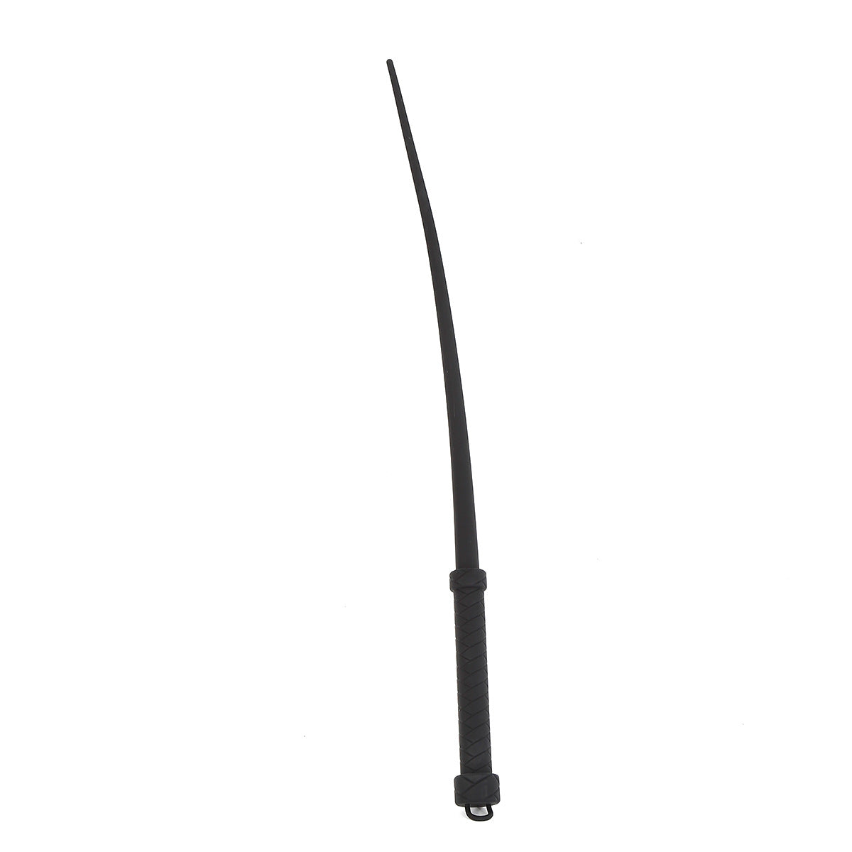 Silica Gel Whip Training Tool for Adults - Black Silicone Adult Supplies