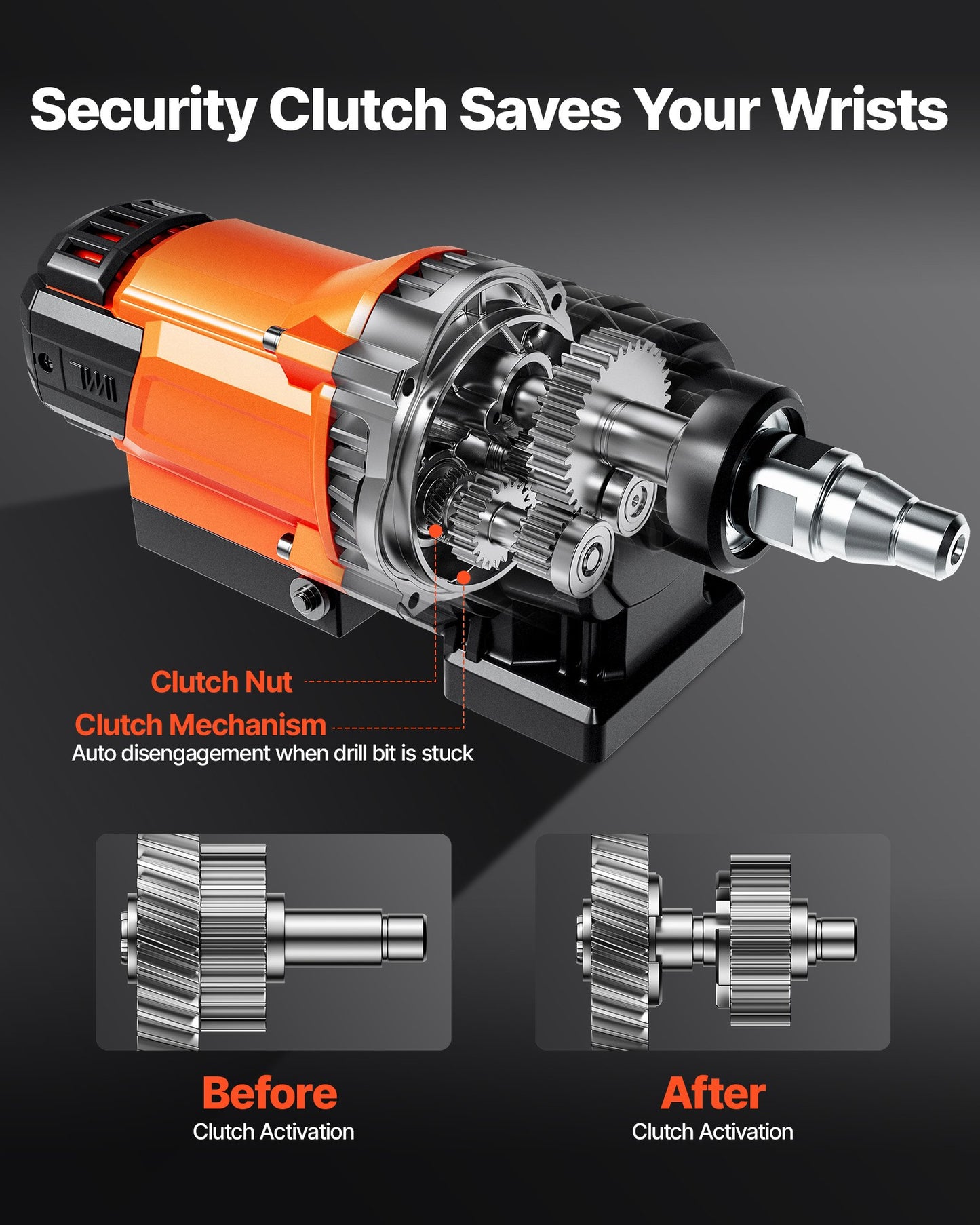 8-Inch 3000W Concrete Core Drill Machine with Stand - Heavy Duty Power Tool