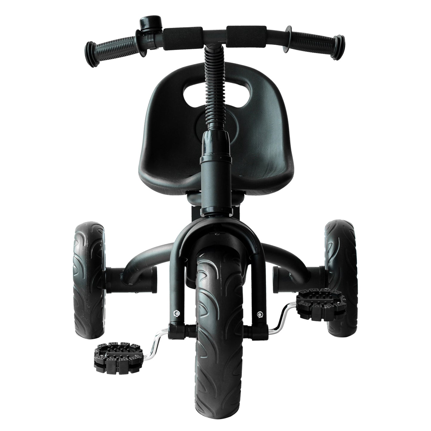 3-Wheel Indoor Outdoor Toddler Tricycle with Bell - Black