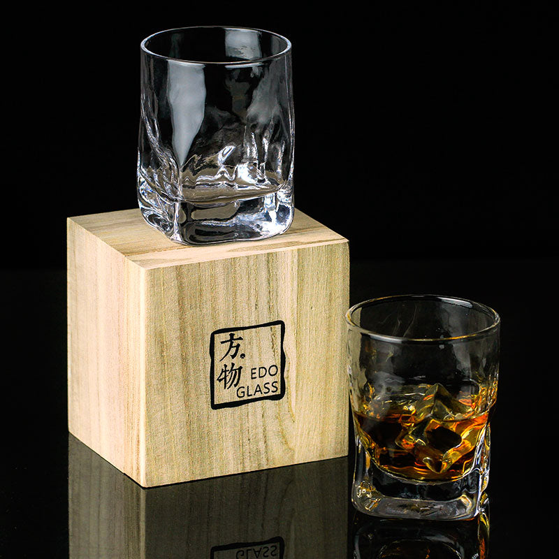 Heat-Resistant Lead-Free Crystal Whiskey Glass Set - Multiple Quantities