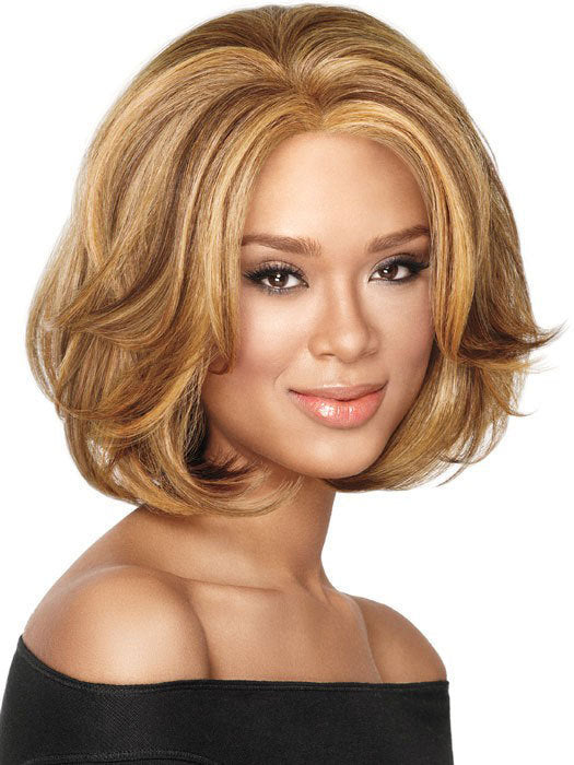 Short Black Synthetic Wig High Temperature Fiber