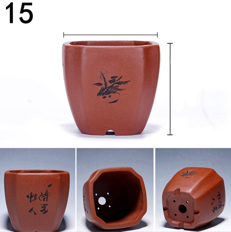 Purple Sand Flowerpot Tray for Yixing Pots - Garden & Home Storage