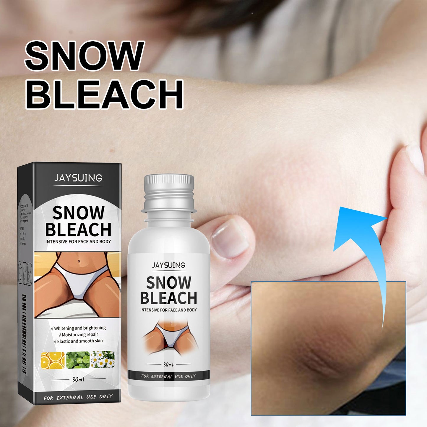 Underarm and Thigh Brightening Cream - 30ml Melanin Whitening Body Care