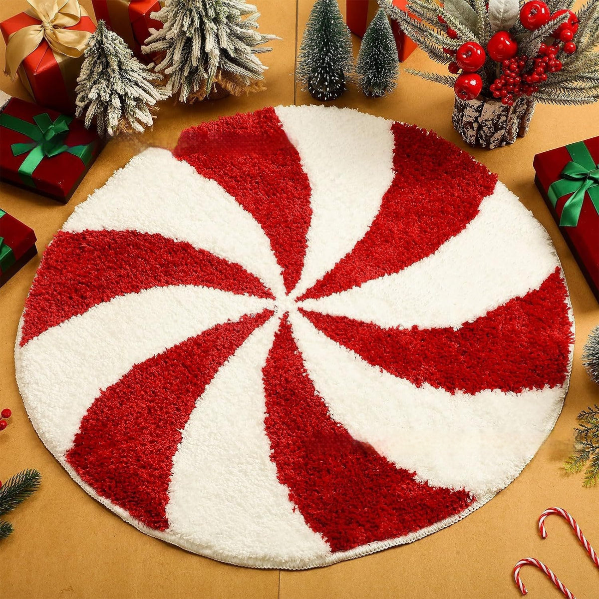 Christmas Cashmere-Like Carpet | Easy to Care Home Textile