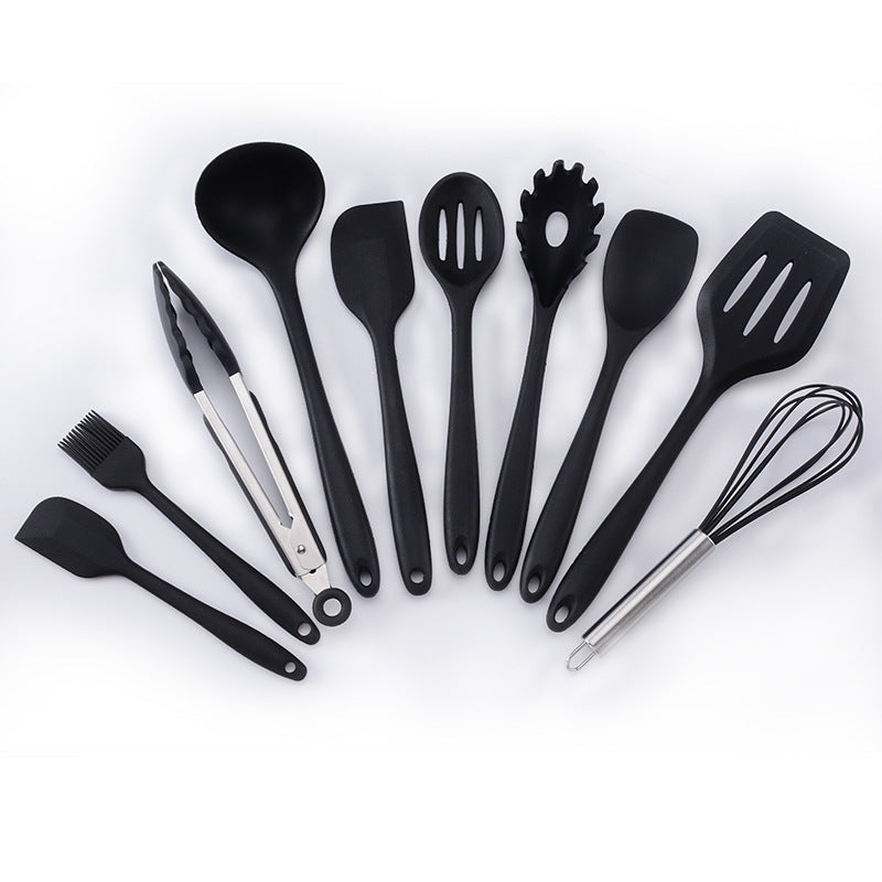 Silicone Kitchenware Set 10 Pieces Non-Stick Baking Cooking Tools