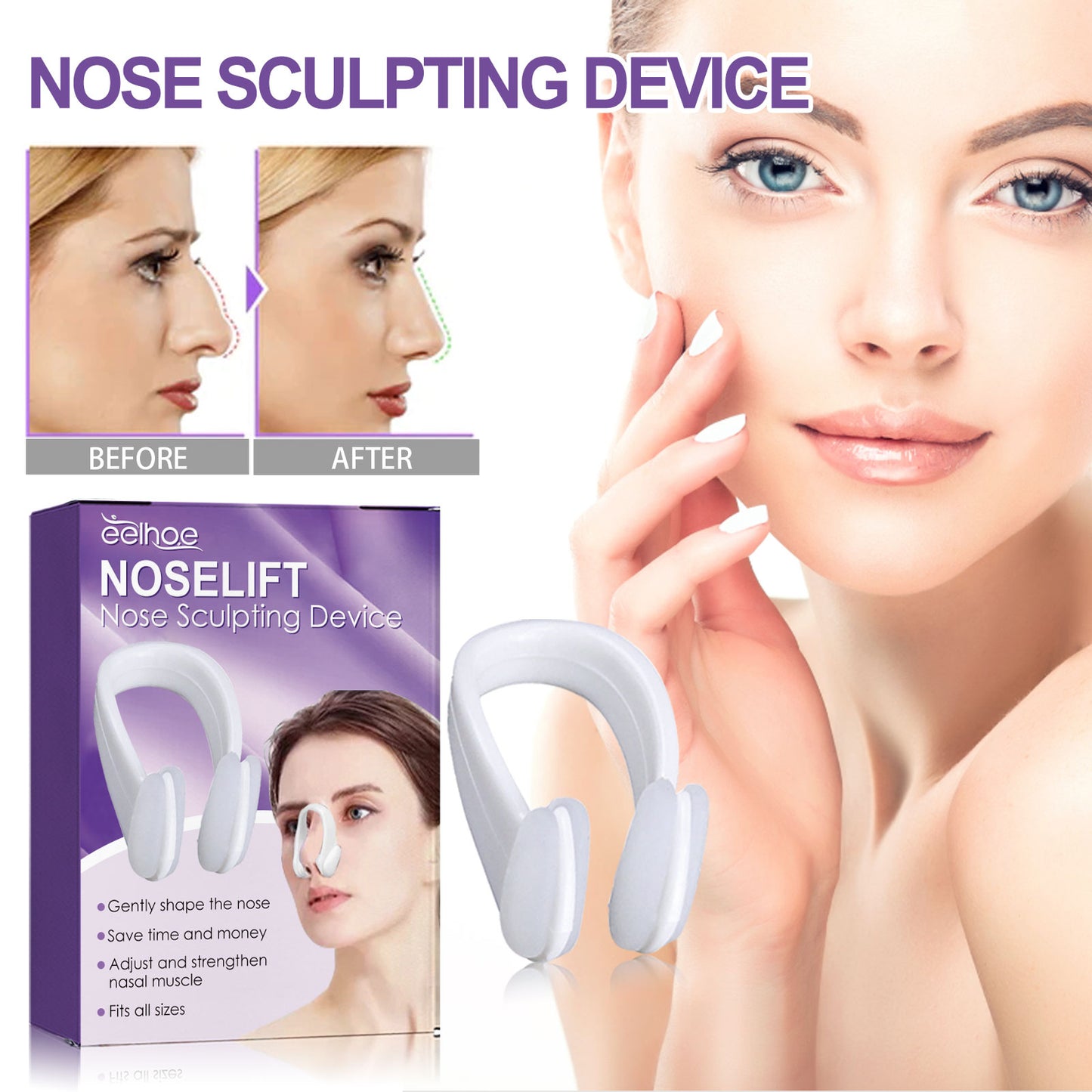 Silicone Nose Shaper Tool for Bridge Lifting and Contouring