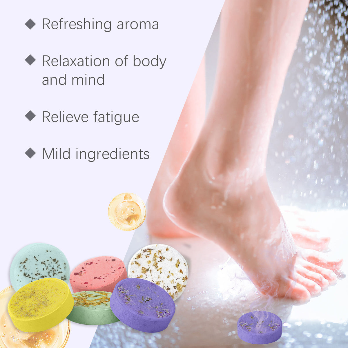 Aromatic Steam Shower Piece Releases Aroma