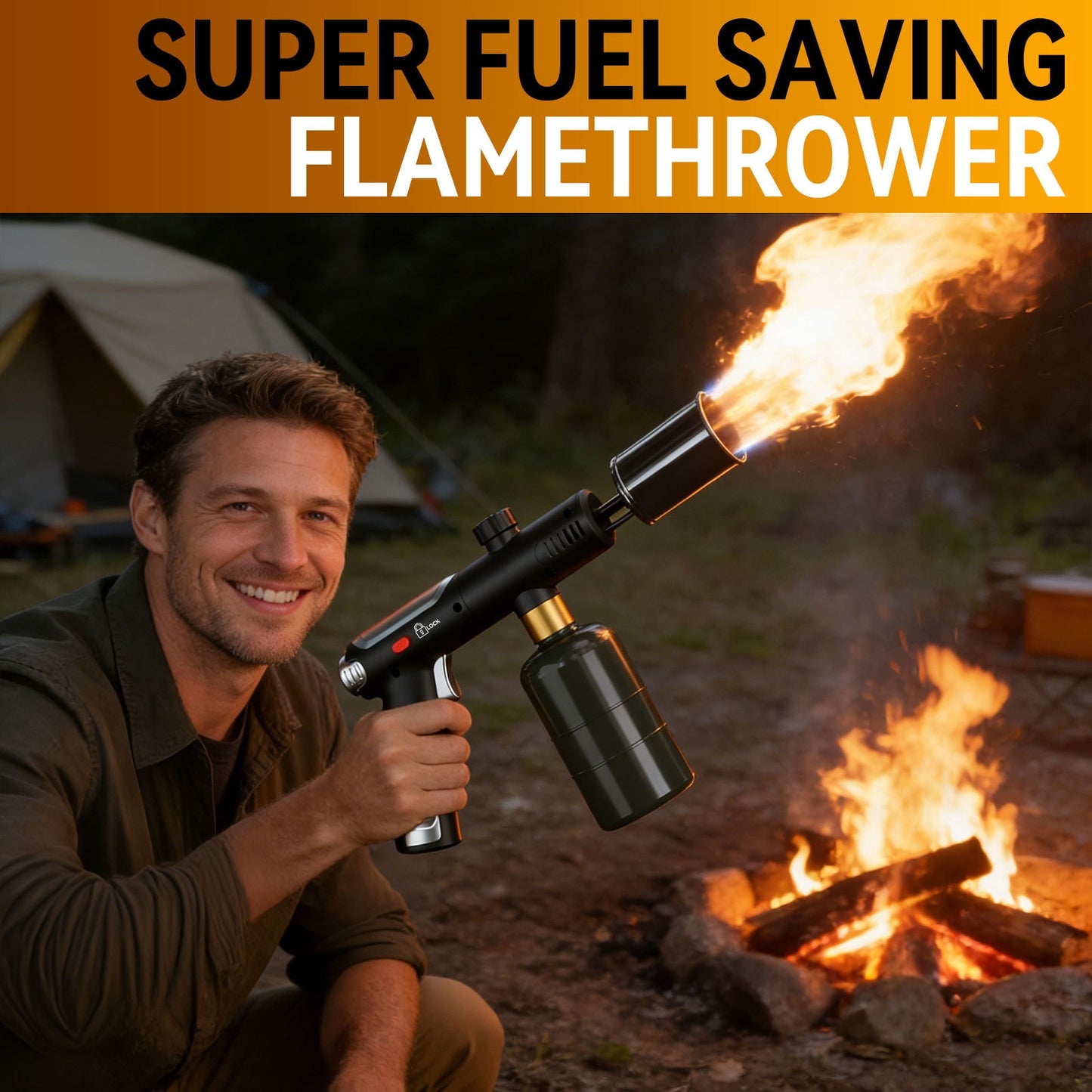 Portable Kitchen Blowtorch - Adjustable Flame Weeding Igniter