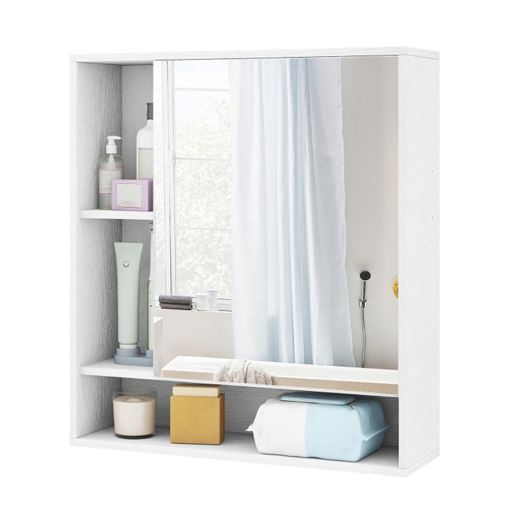 Wall Mounted Bathroom Cabinet With Mirror Single Door For The
