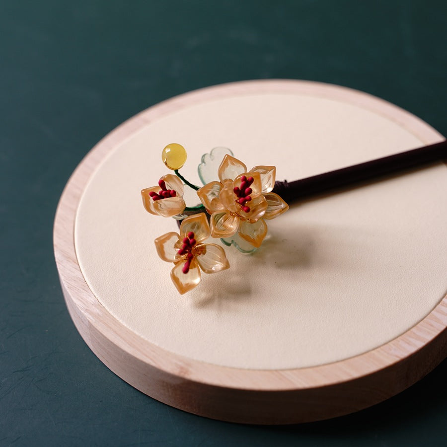 Ethnic Style Hairpin with Tassel Charm