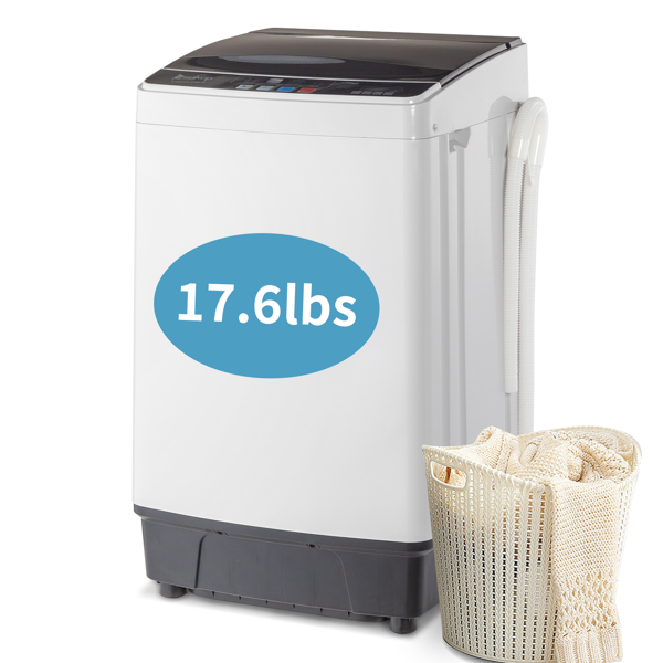 Full-Automatic Washing Machine Top Load Portable Compact Laundry