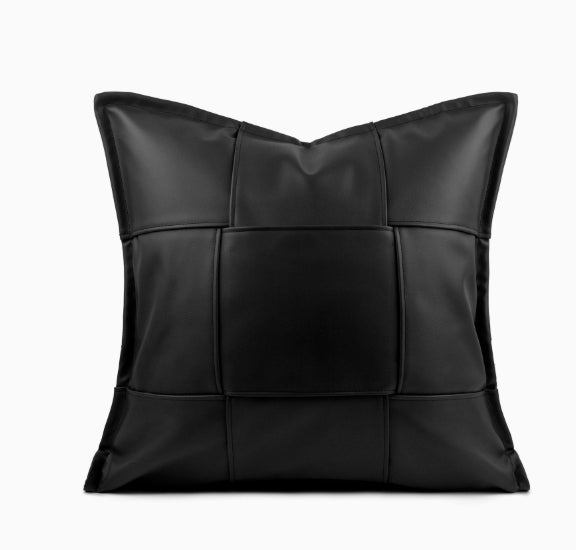 High-Quality Leather Lumbar & Throw Pillows - Modern Home Decor