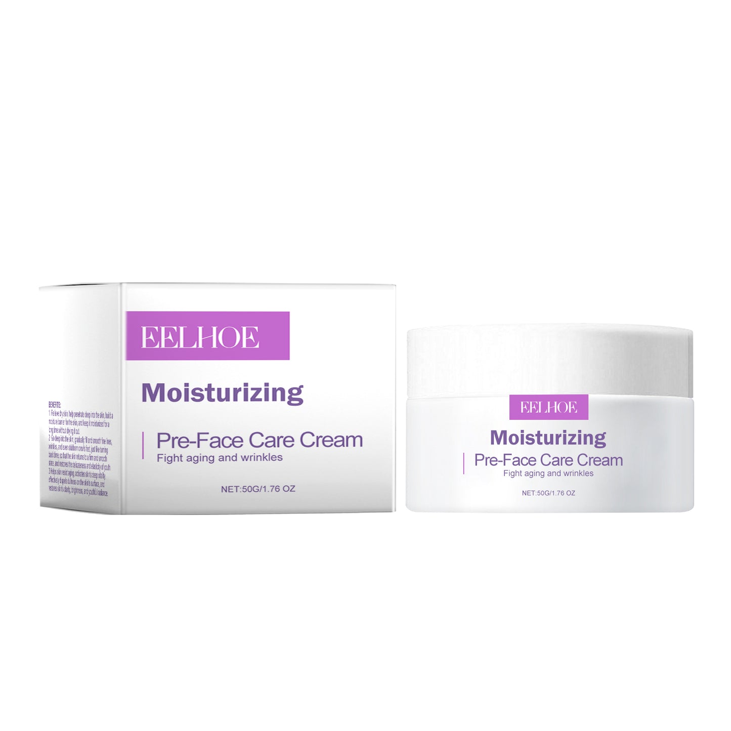 Moisturizing Anti-Wrinkle Face Cream with Hyaluronic Acid & Vitamin C