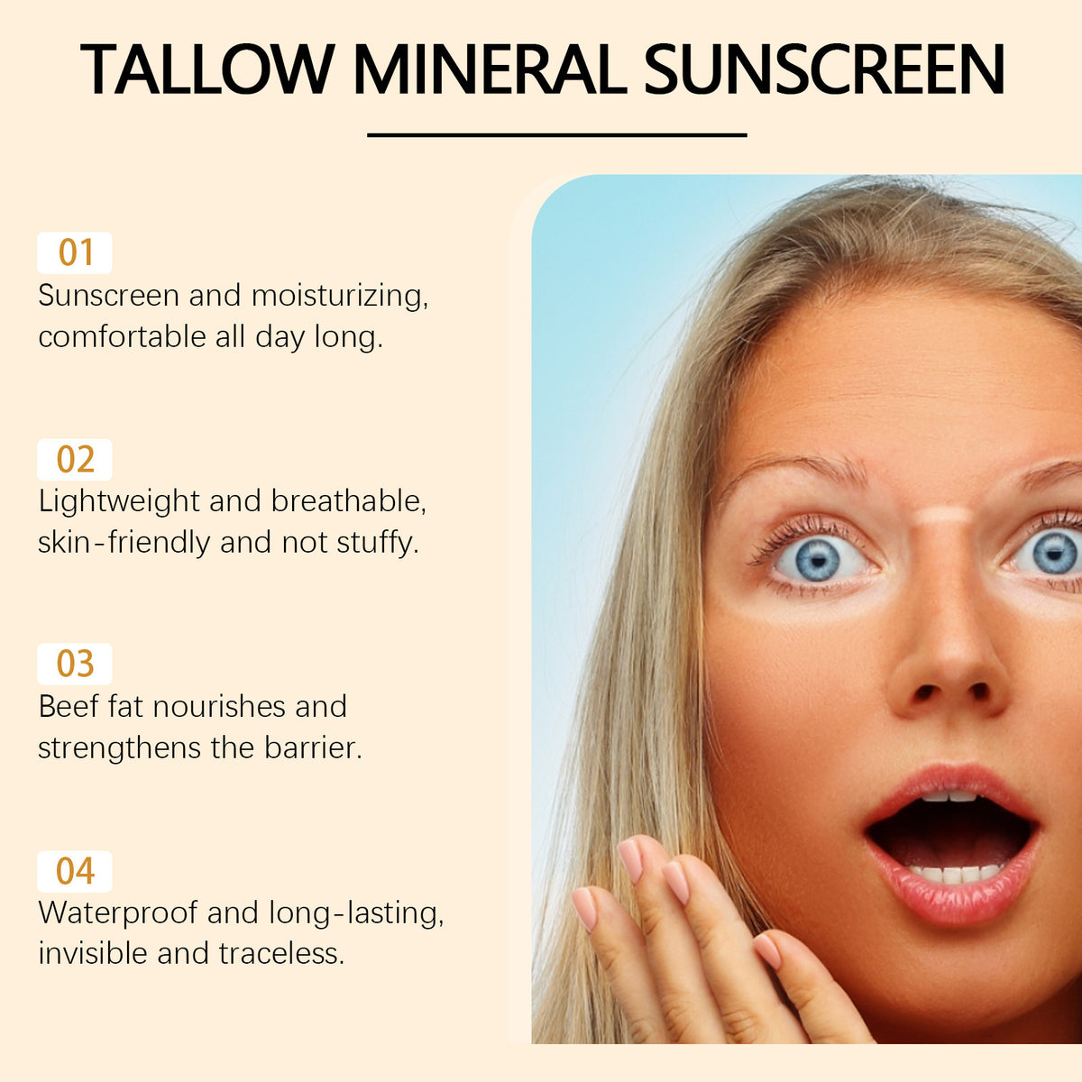 Cow Fat Moisturizing Sunscreen