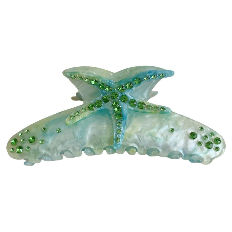 Starfish Hair Claw Accessory with Acetate Finish for Women