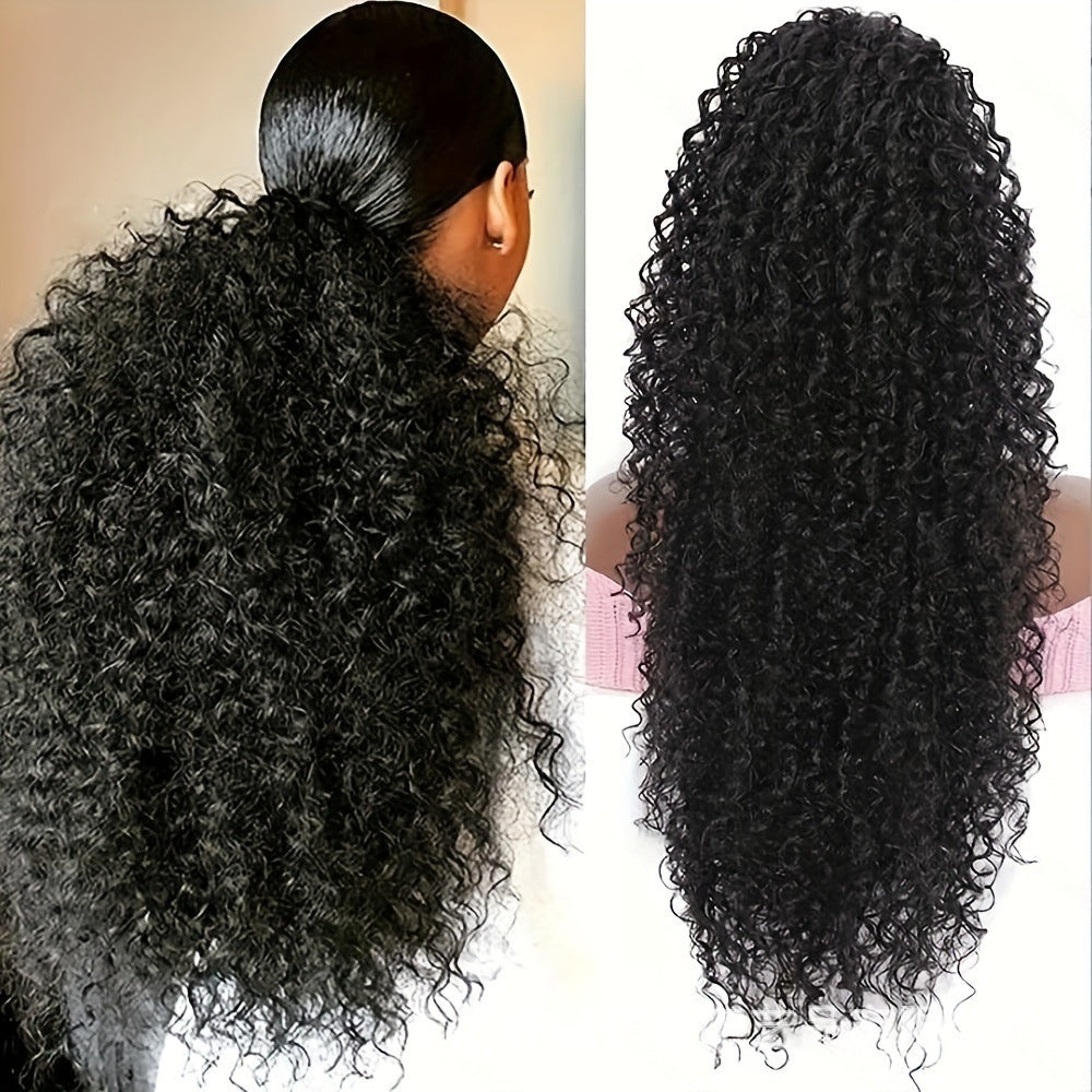 African-Style Synthetic Fluffy Wig for All Face Types - High Temperature Fiber