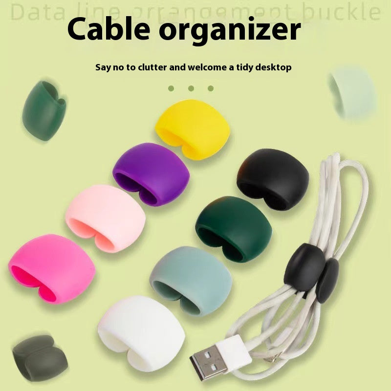 Cable Management Cable Tie Buckle Organizer for Wires and Cables