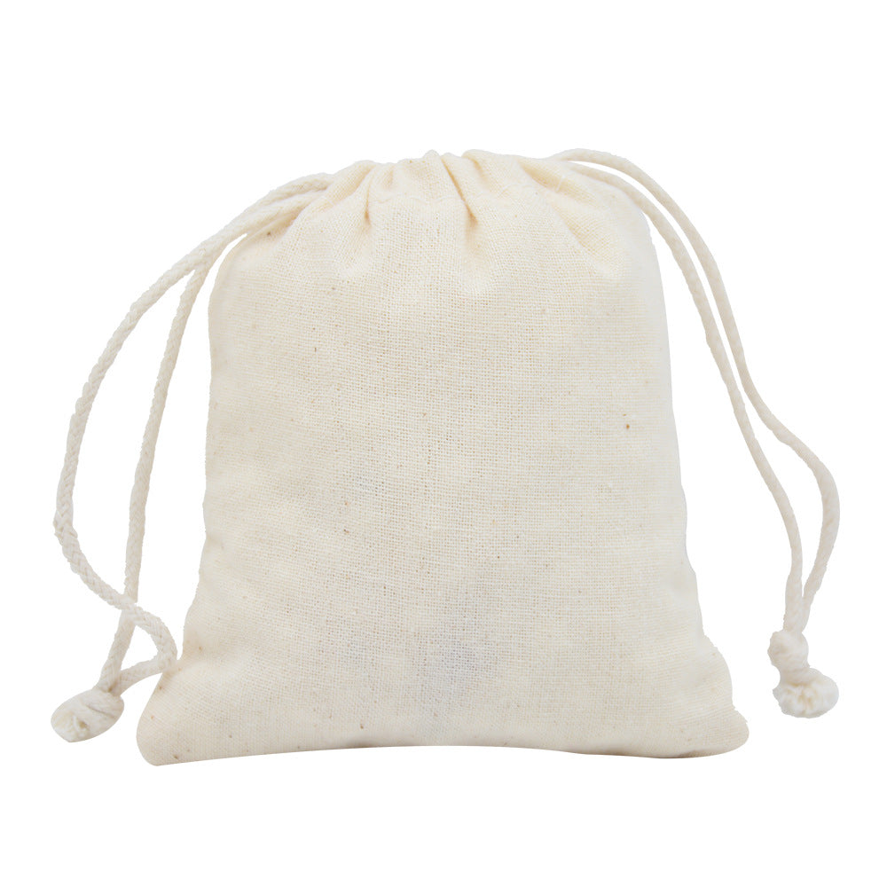Cotton Drawstring Bag Set - Multiple Sizes for Arts, Crafts & Home Storage