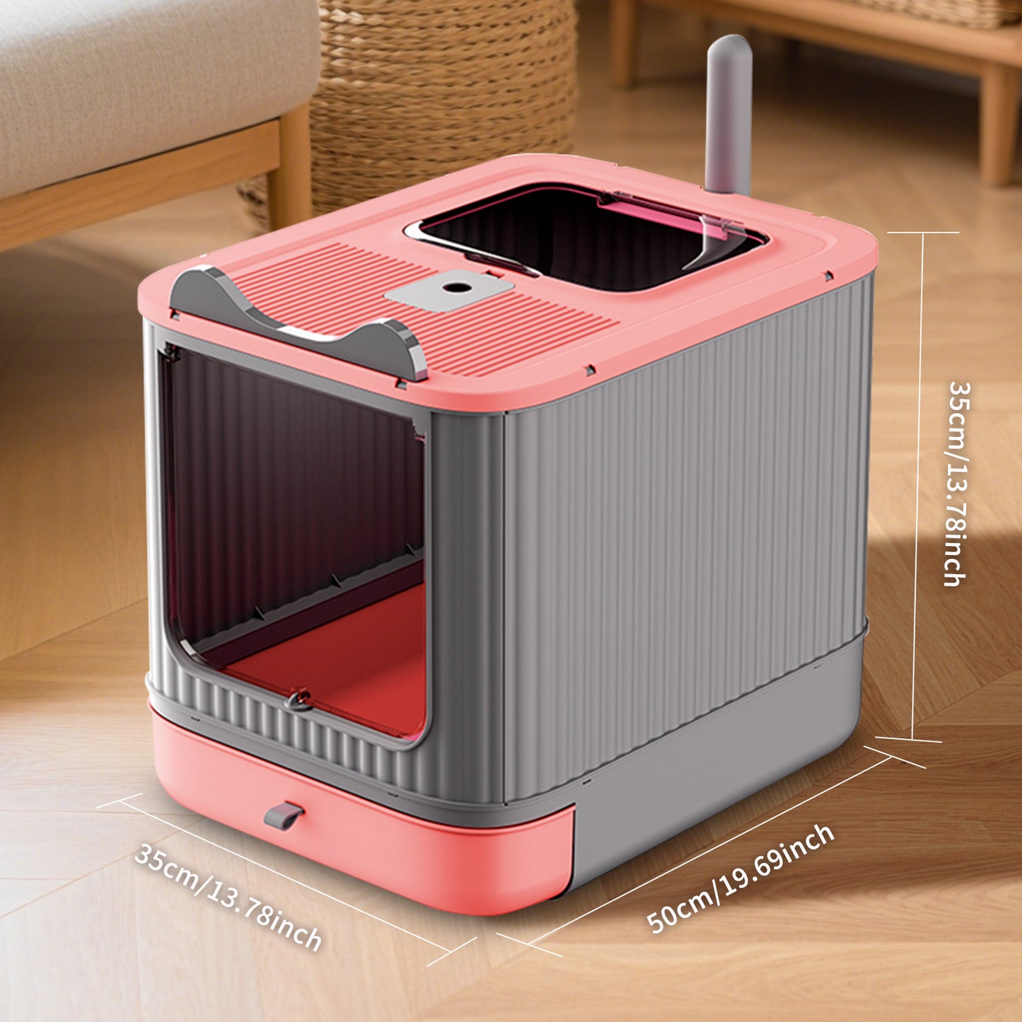 Self Pickup Cat Litter Box for Pet Furniture and Accessories