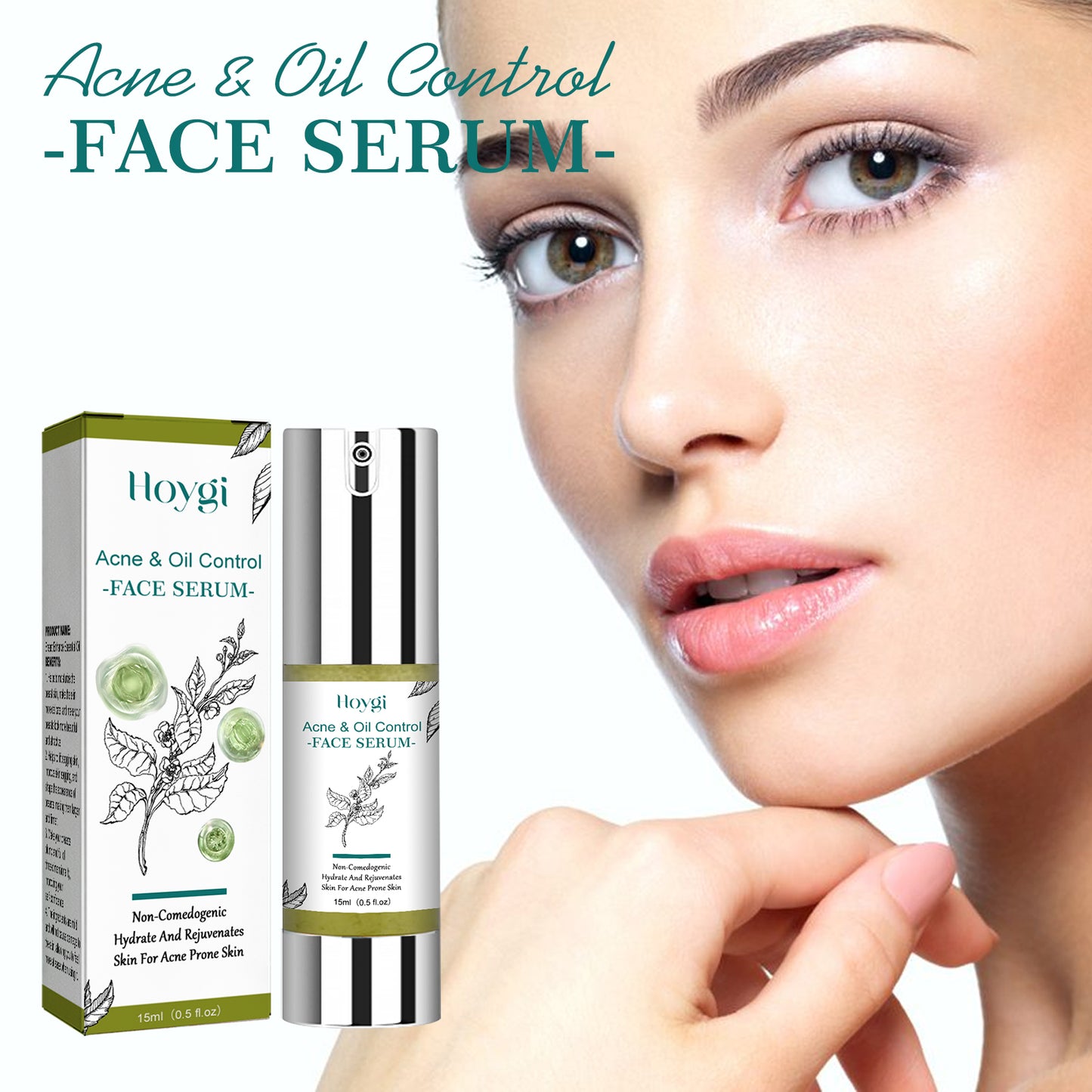 Tea Tree Oil Facial Serum - Pore Tightening & Acne Control Essence