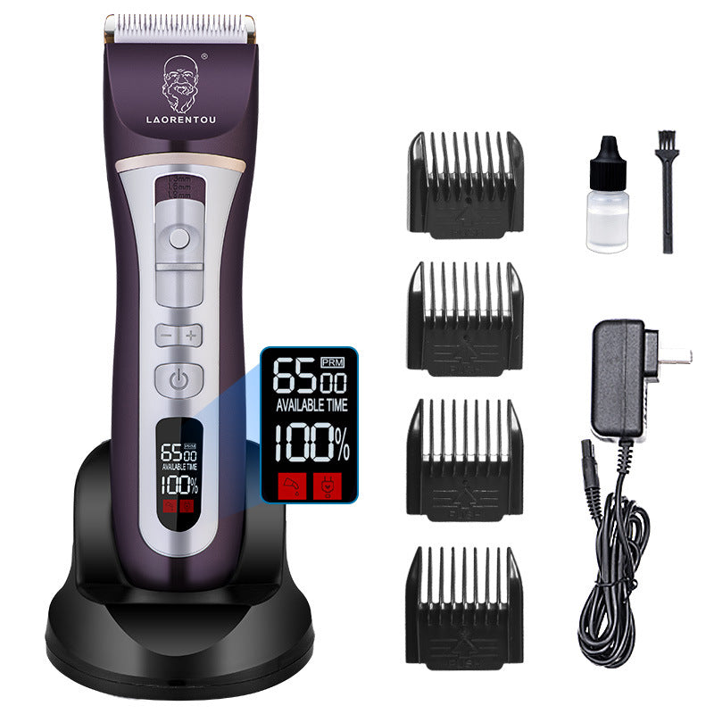 Rechargeable Electric Pet Clippers with Multiple Size & Power Options