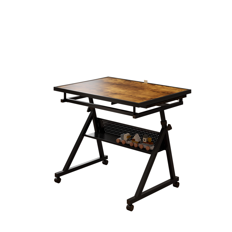 1500-Piece Jigsaw Puzzle Table Board with 4 Trays - Black